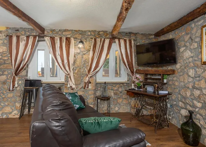 Beautiful Stone House Obrs With Indoor Pool * Sveti Anton (Krk)
