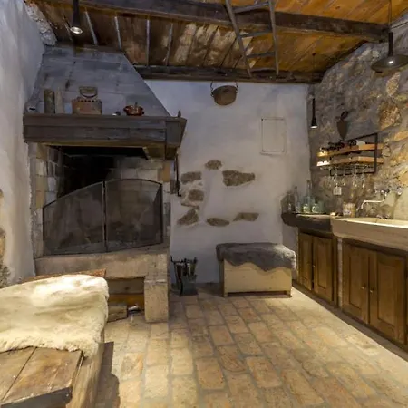 Beautiful Stone House Obrs With Indoor Pool Vila Kraj (Istria)