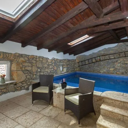 Beautiful Stone House Obrs With Indoor Pool Villa Kraj (Istria)